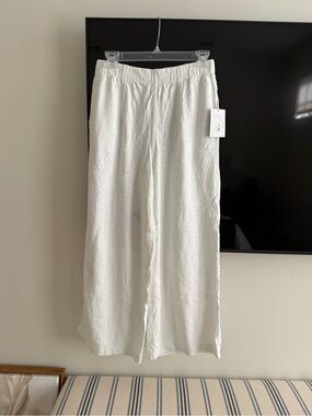 Leallo sz med poppy pant white